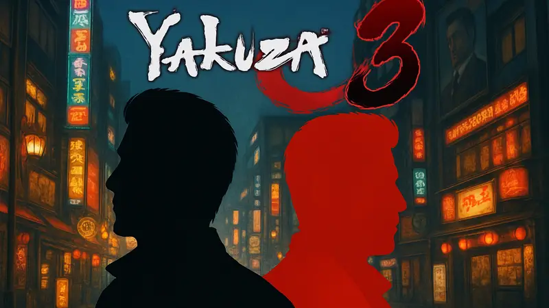 Обложка игры Yakuza Kiwami 3, сравнение оригинала и ремейка
