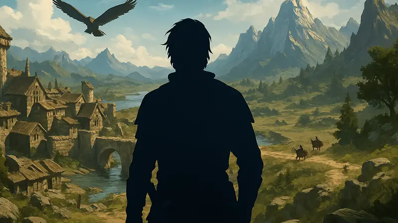 Игровой мир Crimson Desert с персонажем, советы по игре после 50 часов прохождения.