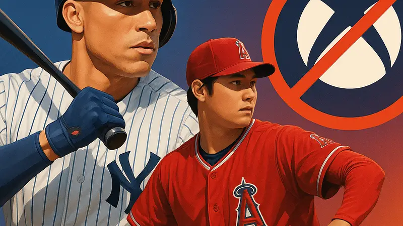 Игроки в бейсбол на обложке MLB The Show 26, символизирующие отсутствие игры в Xbox Game Pass