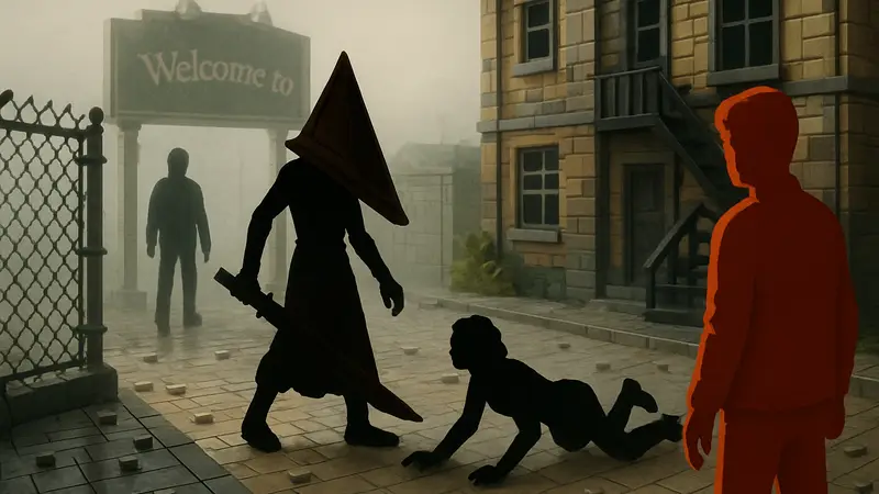 Сцены из культовой игры Silent Hill 2, пересозданные фанатом с использованием фигурок и деталей конструктора LEGO.