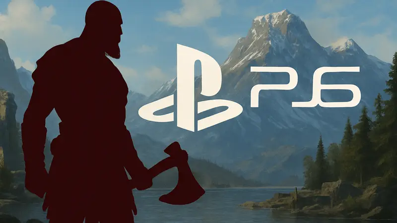 Кратос из God of War на фоне логотипа PlayStation 6, подтверждение новой игры Sony