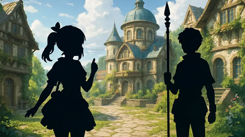 Арт из игры Atelier Yumia или Atelier Karia, персонажи аниме, JRPG