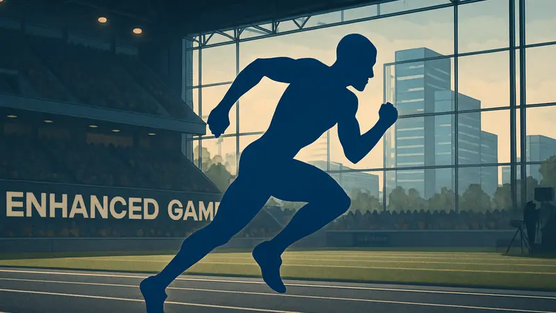 Спортсмен на соревнованиях Enhanced Games, привлекающих внимание Кремниевой долины.