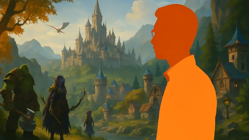 Дженуова Чен, создатель игр Journey и Sky, смотрит на игровой мир World of Warcraft.