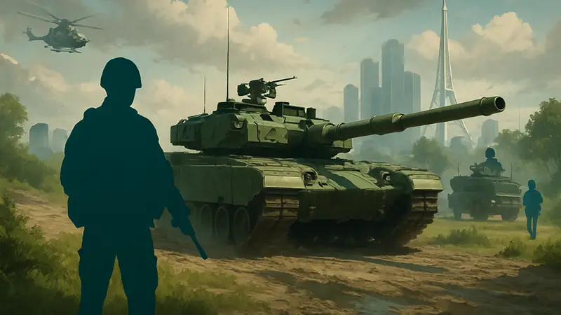 Танк и военная техника в игре Battlefield 6 на карте
