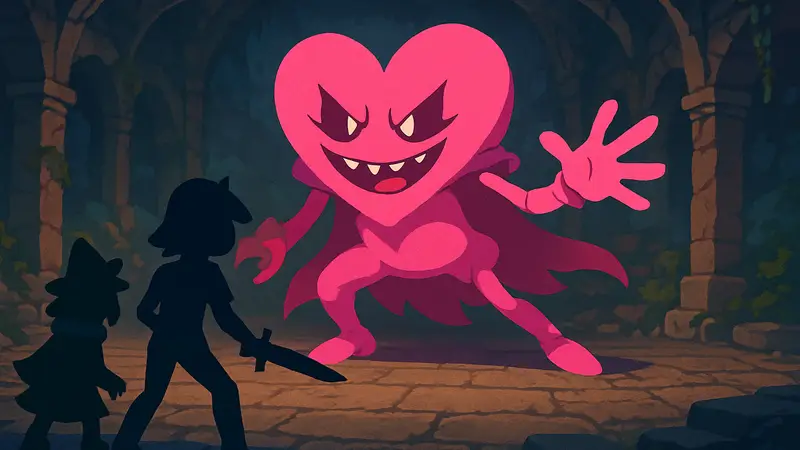 Секретный босс Pink из Deltarune, стратегия боя