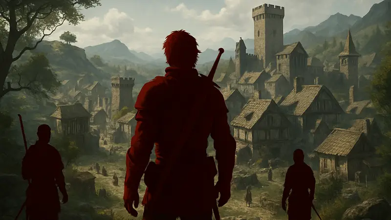 Игровой скриншот Crimson Desert с эффектами от модификации, улучшающей графику или геймплей