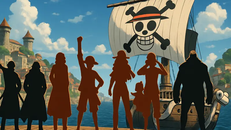 Команда Пиратов Соломенной Шляпы из One Piece.