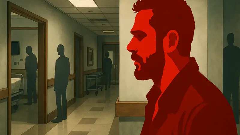 Джеффри Дин Морган на кадре из сериала 2014 года, где его роль заменили.