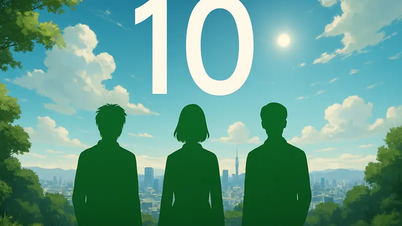 Обложка альбома “10” группы Mrs. GREEN APPLE.