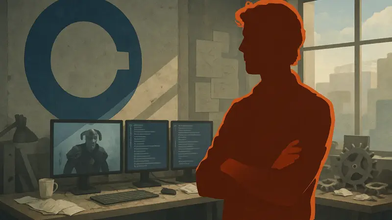 Бывший художник Bethesda и логотип студии, проблемы разработки игр