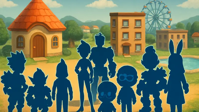 Фанатский проект по переносу персонажей Overwatch в мир Tomodachi Life, показывающий стилизованных героев.