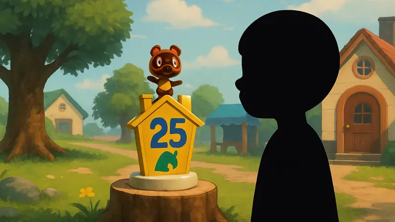 Изображение юбилейного предмета из Animal Crossing: New Horizons в честь 25-летия серии