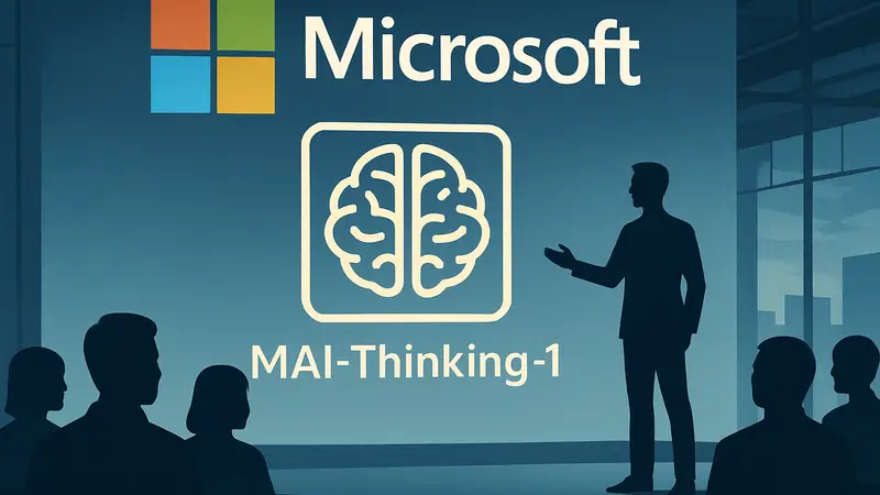 Логотип MAI-Thinking-1, флагманской ИИ-модели от Microsoft