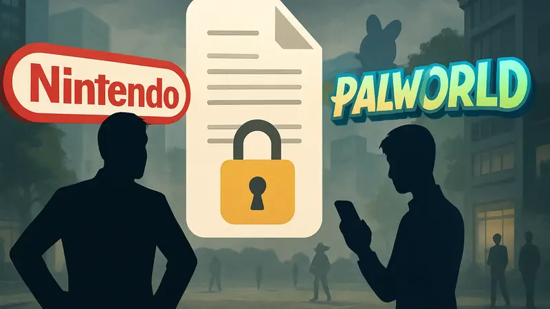 Логотипы Nintendo и Palworld рядом, символизирующие патентный спор в мобильных играх