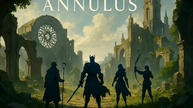 Скриншот из тактической RPG Annulus с яркой графикой