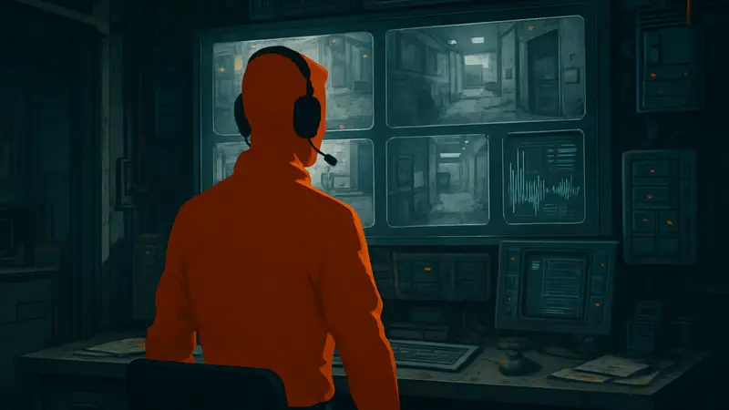 Концепт-арт персонажа из игры Dispatch, демонстрирующий художественный стиль