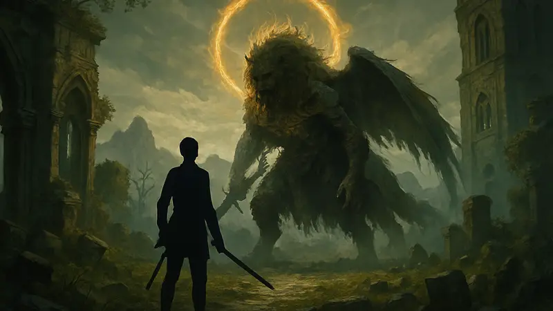 Облож ка статьи Game Rant с ключевым моментом из Elden Ring и логотипом игры.