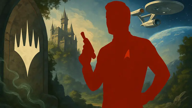 Утечка карты Капитана Кирка из кроссовера Magic: The Gathering и Star Trek