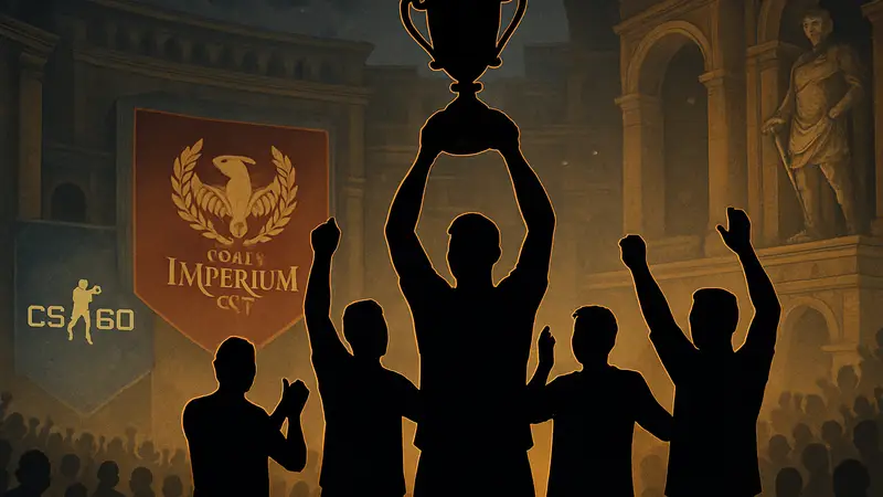 Команда BetBoom Team празднует победу на турнире Roman Imperium Cup VII по CS2