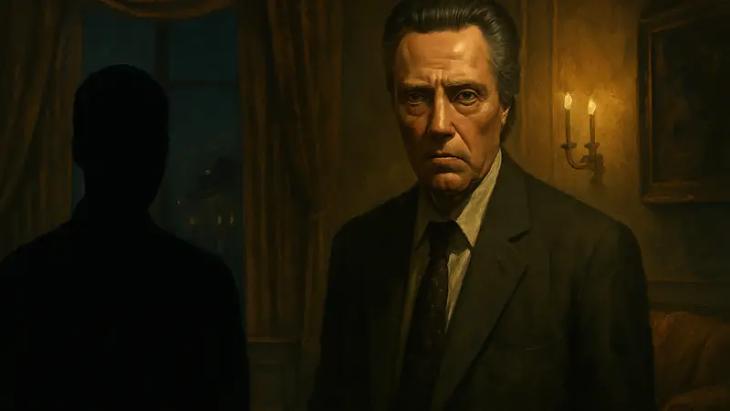 Кристофер Уокен в роли из триллера 90-х "Комфорт незнакомцев", создающий жуткое впечатление.