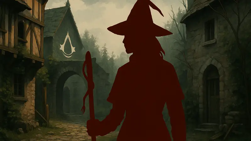 Предполагаемая главная героиня Аника из Assassin's Creed Hexe на слитом изображении.