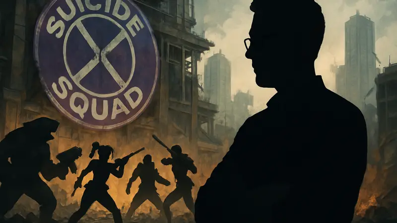Разработчик игры Suicide Squad: Kill the Justice League, Аксель Ридби, на фоне провалившейся игры.