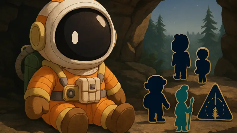 Плюшевый главный герой Outer Wilds и значки от YouTooz