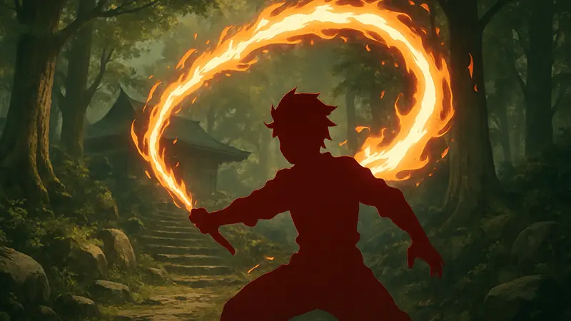 Новая форма дыхания в игре Demon Slayer: Blade, Breath, Anime.