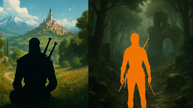 Сравнение игровых миров The Witcher 3 и других RPG, демонстрирующих лучшее повествование через окружение.