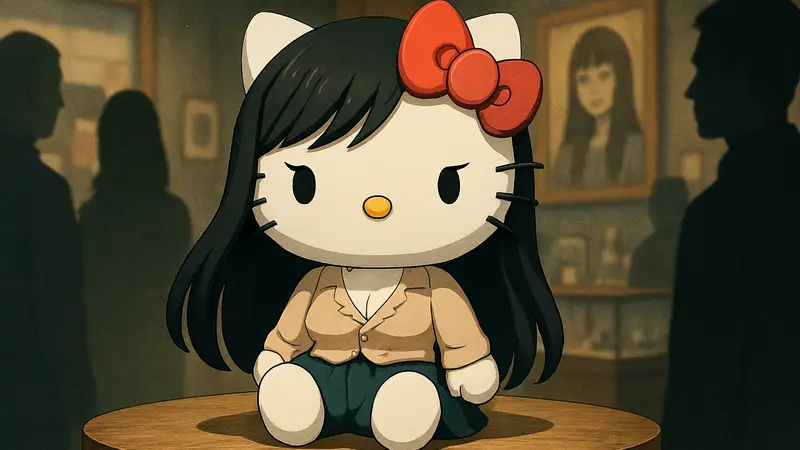 Фигурка Gyaru Tomie Hello Kitty по мотивам Дзюндзи Ито