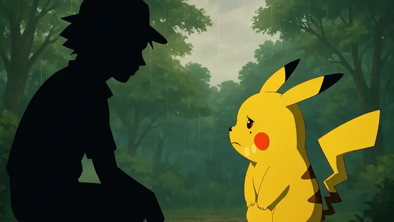 Самый грустный эпизод аниме Pokemon про Пикачу, расставание Эша и Пикачу, слёзы