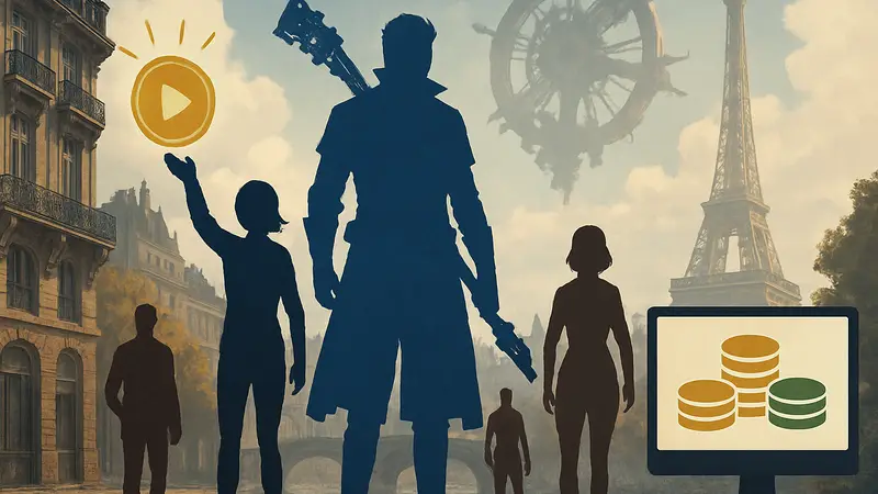 Clair Obscur Expedition 33, иллюстрация к успеху RPG благодаря игровым подпискам.