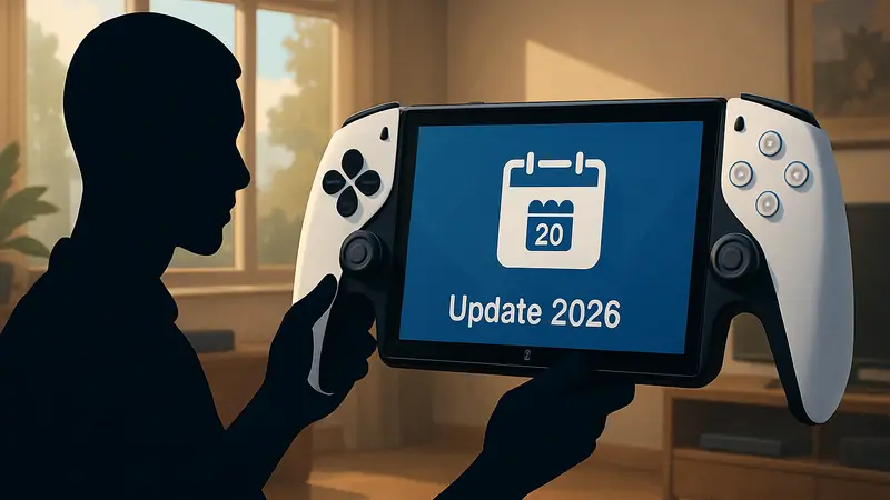 Изображение PlayStation Portal с экраном, отображающим новую функцию обновления в марте 2026 года.