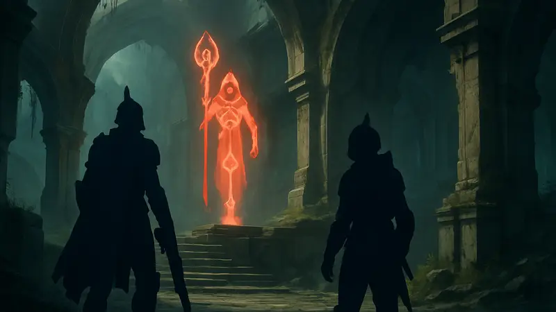 Destiny 2: Скриншот эффигии Рейдера в одной из локаций рейда