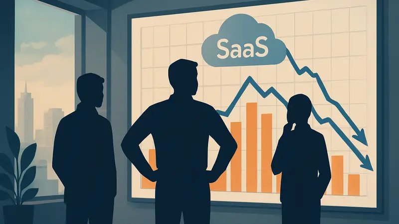 Диаграмма, показывающая изменения на рынке SaaS-сервисов и технологий