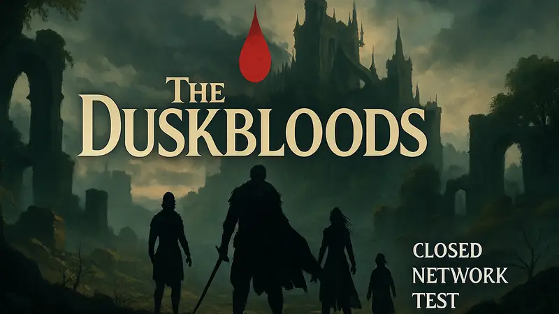 Логотип игры The Duskbloods и анонс закрытого сетевого теста