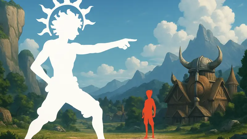 Изображение Солнечного Бога Ника из One Piece, указывающее на появление преемника Луффи