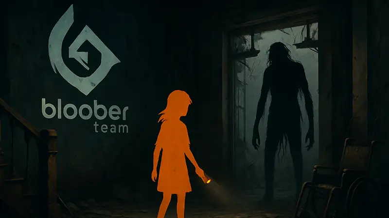 Логотип Bloober Team и элементы хоррор-игры, не связанные с Rule of Rose