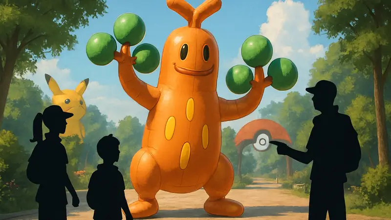 Надувной Судовудо в Pokemon Pokopia, первоапрельское событие покемонов в игре