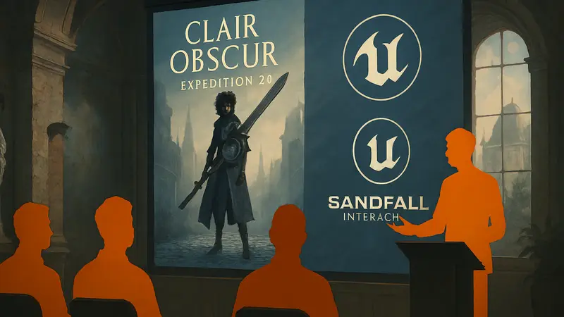 Clair Obscur Expedition 33: Unreal Blueprints, разработка игр, GDC, Sandfall Interactive.