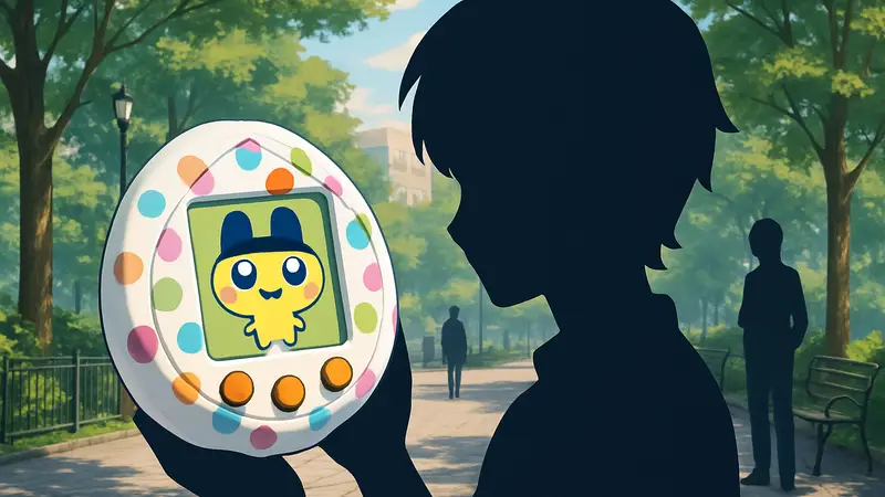 Виртуальный питомец Mametchi Memories Tamagotchi Nano Colorful в стиле аниме