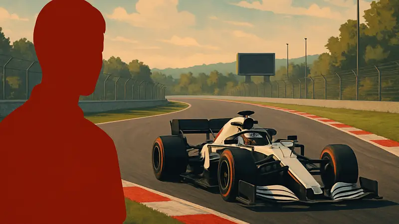 F1 Esports: Гоночный болид на трассе, символизирующий дисбаланс в игре.