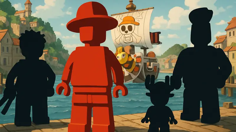 Персонажи One Piece в стиле LEGO в трейлере Netflix