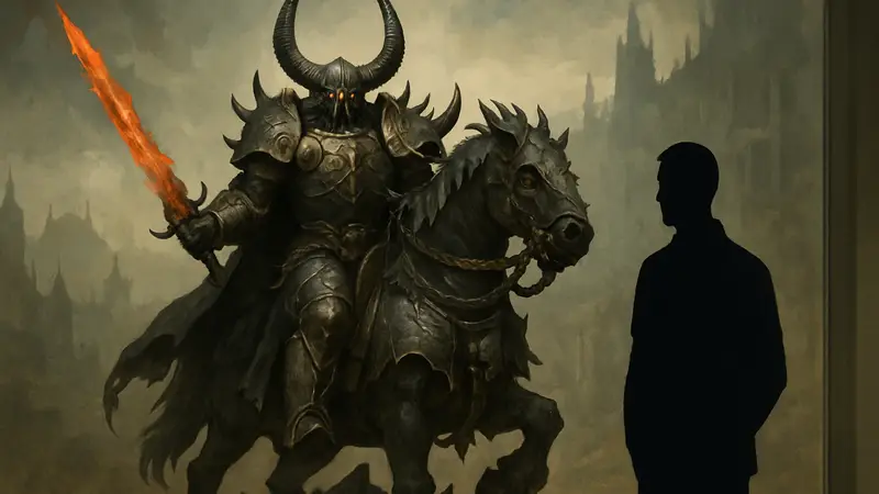 Детализированная статуя Архаона Вечноизбранного от Weta Workshop из вселенной Total War Warhammer