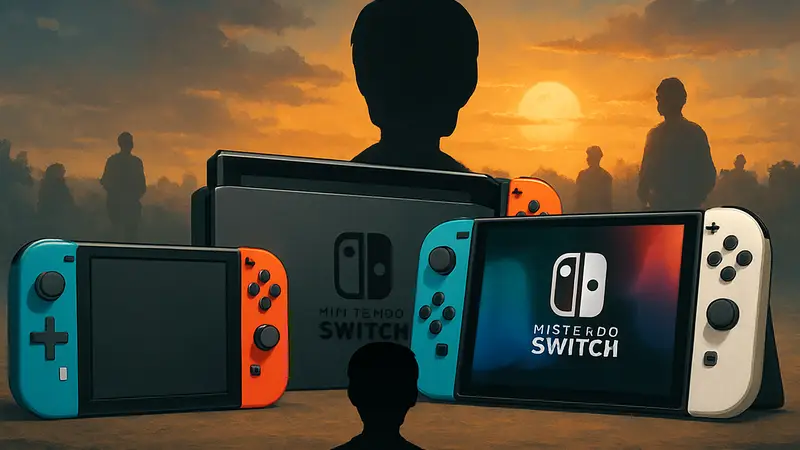 Изображение консолей Nintendo Switch, Switch Lite и Switch OLED.