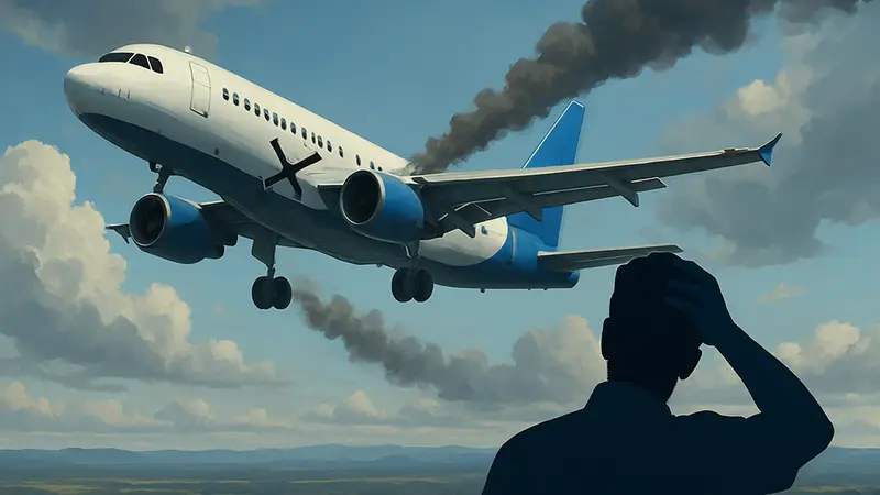 Microsoft Flight Simulator 2024: самолёт в небе, иллюстрация проблем после обновления Sim Update 5.
