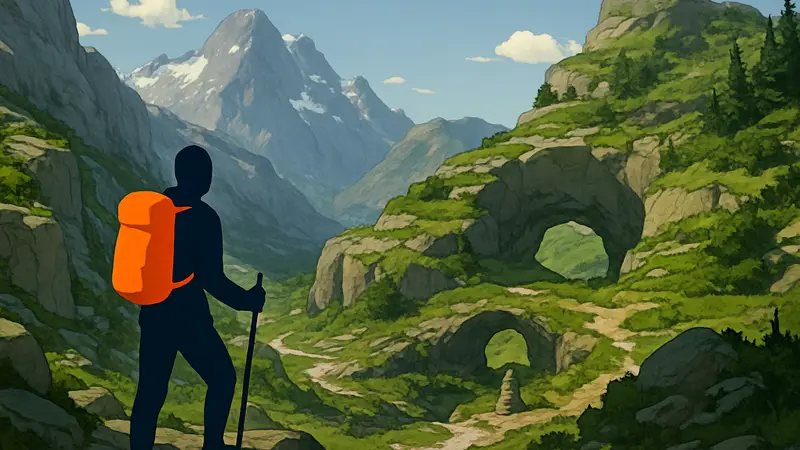 Скриншот из игры Cairn с элементами нового бесплатного DLC. Инди-проект The Game Bakers.