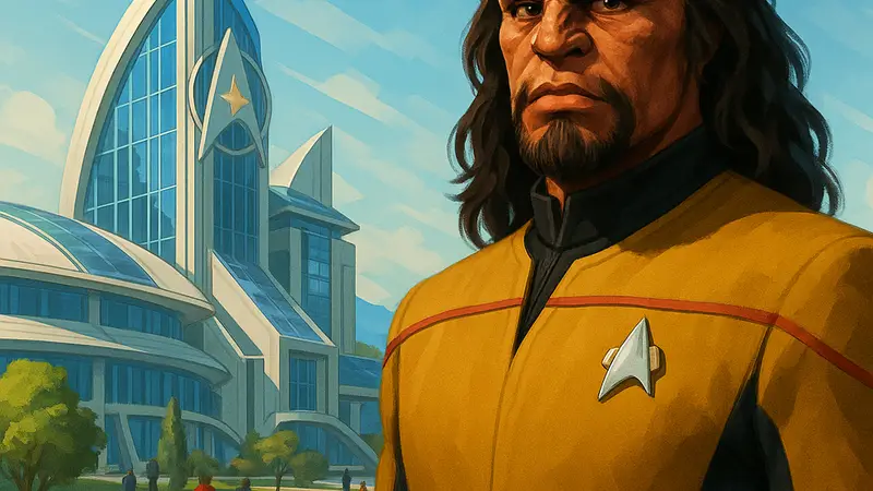 Новый персонаж Star Trek на фоне Академии Звёздного Флота