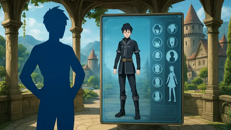 Кастомизация аватара в игре Sword Art Online Echoes of Aincrad